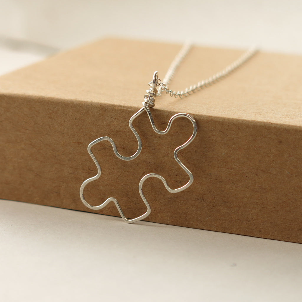 Puzzle Piece Autism Awareness Necklace