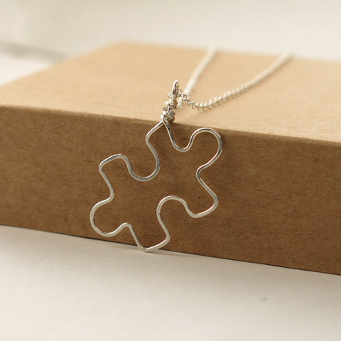 Puzzle Piece Autism Awareness Necklace