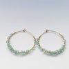 apatite wrapped goldfilled hoops