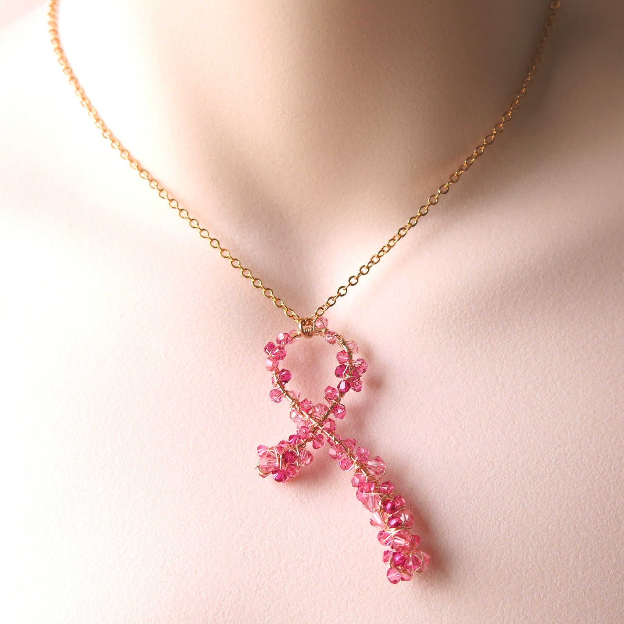 Breast Cancer Awareness Ribbon Charm | Rembrandt Charms