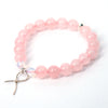 pink ribbon bracelet gift for breast cancer survivor patient